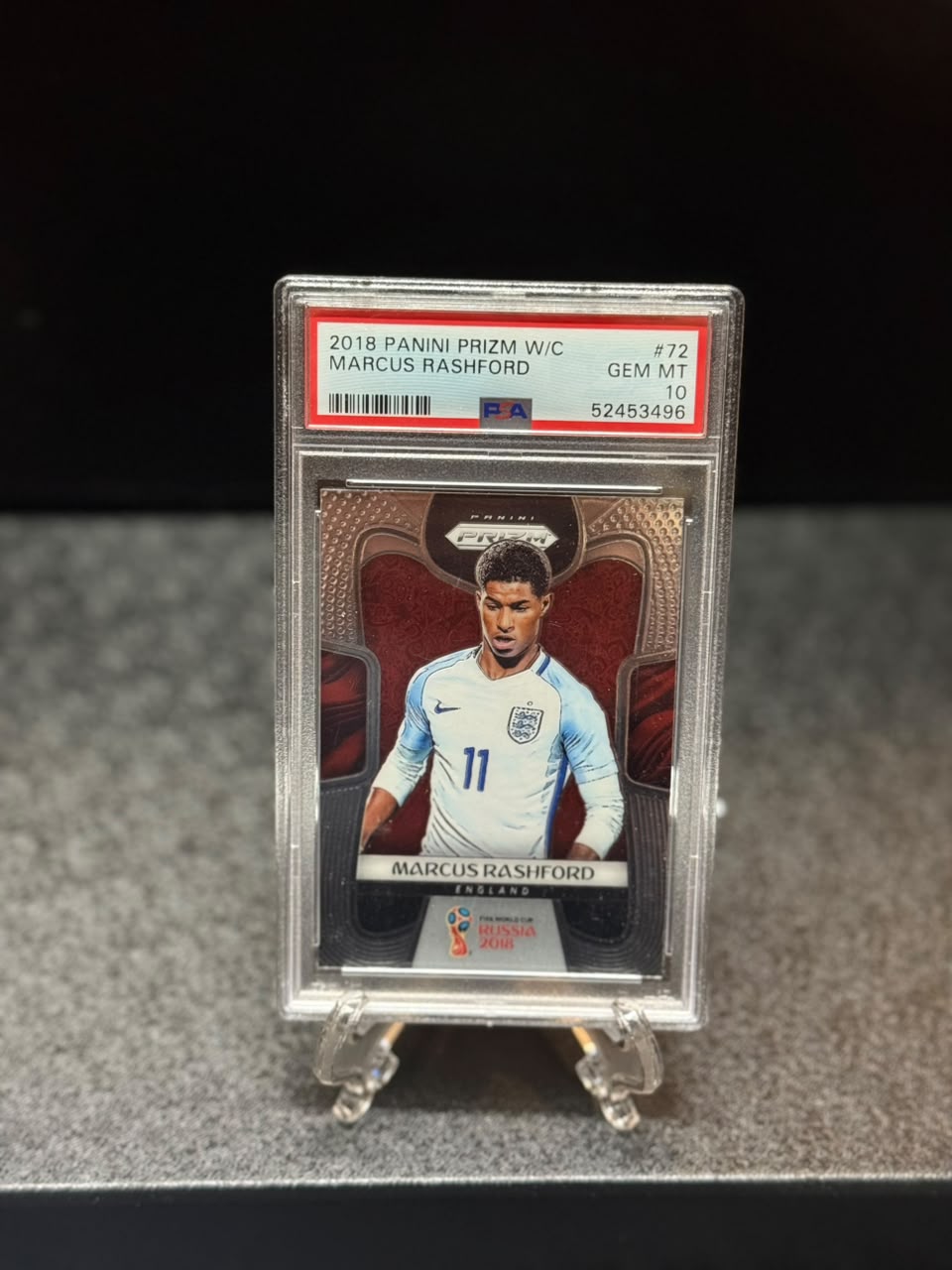Marcus Rashford 2018 Panini Prizm World Cup