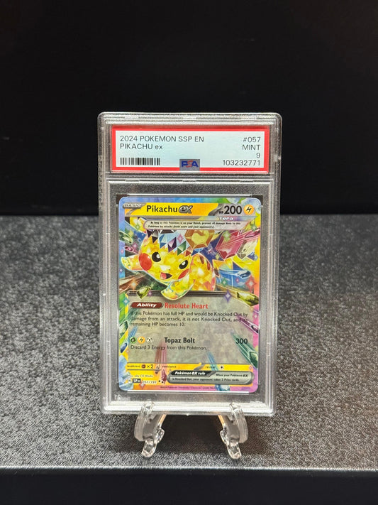 Pikachu Ex 2024 Pokemon Surgin Sparks Holo