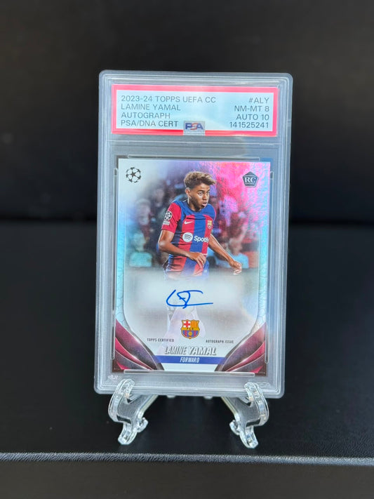 Lamine Yamal 2023-24 Topps UEFA Club Competitions Rookie Autograph