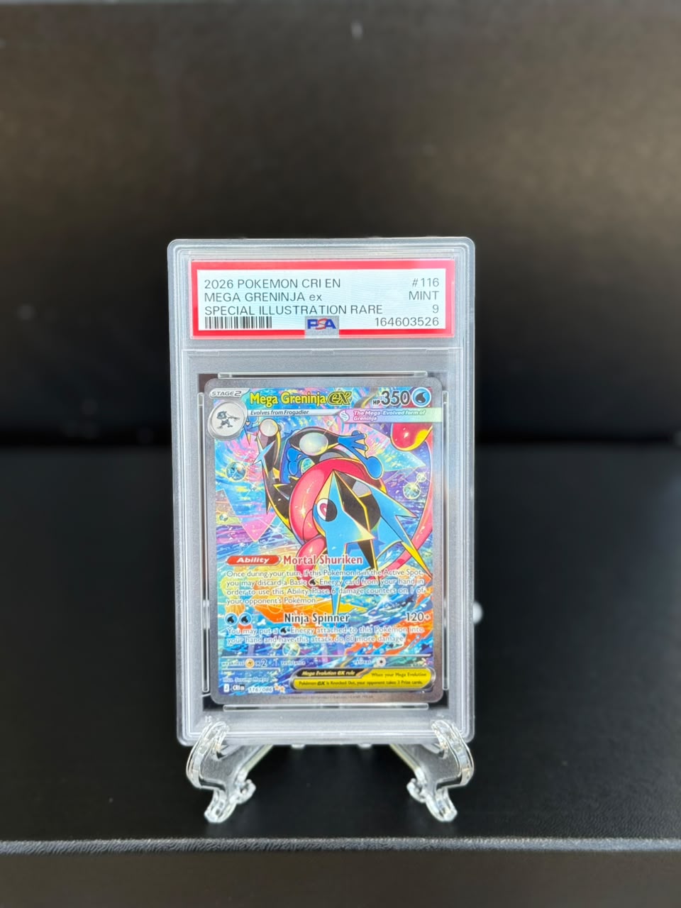 Mega Greninja Ex 2026 Pokemon Chaos Rising Special Illustration