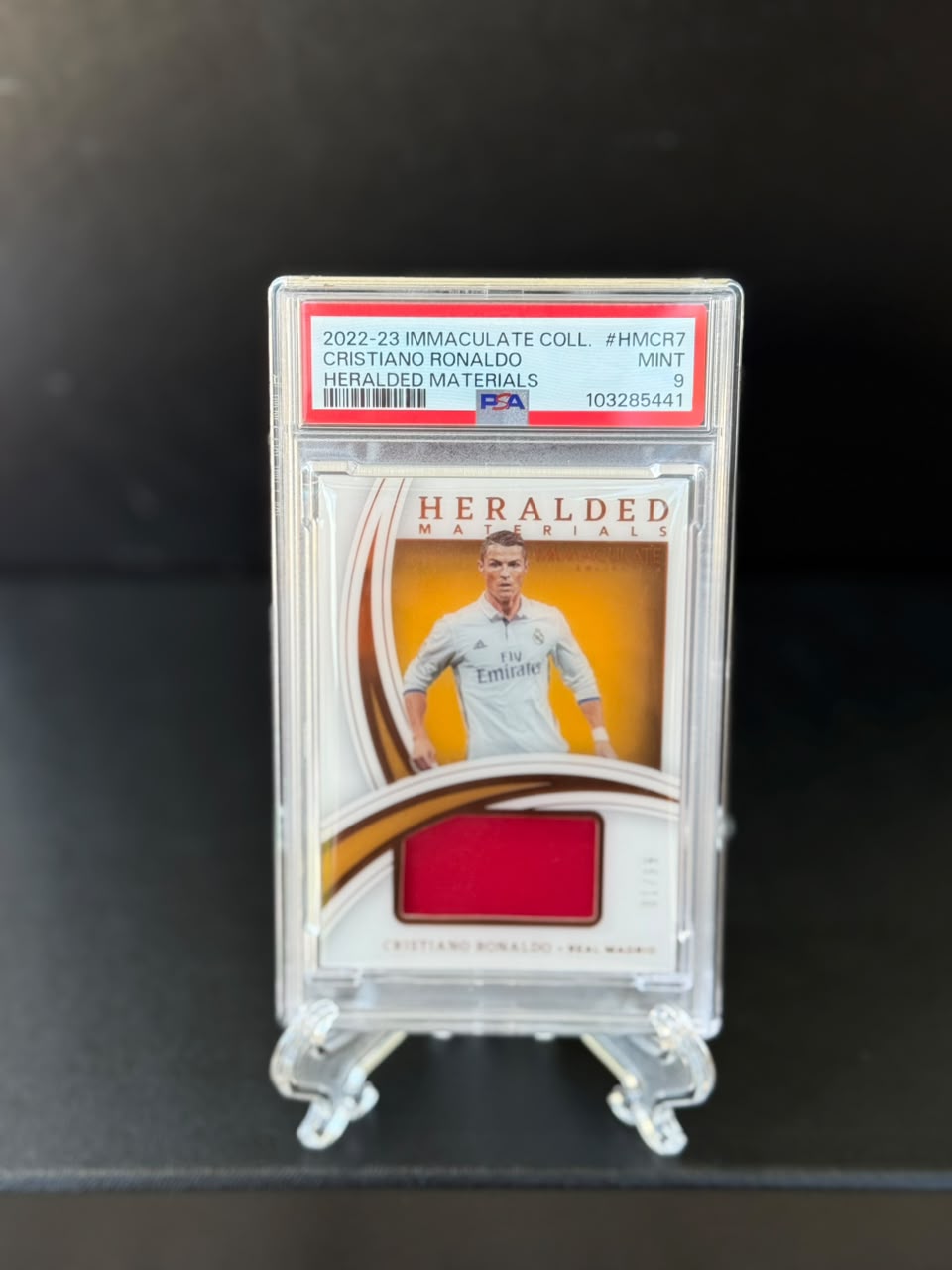 Cristiano Ronaldo 2022-23 Panini Immaculate Collection Heralded Patch /99