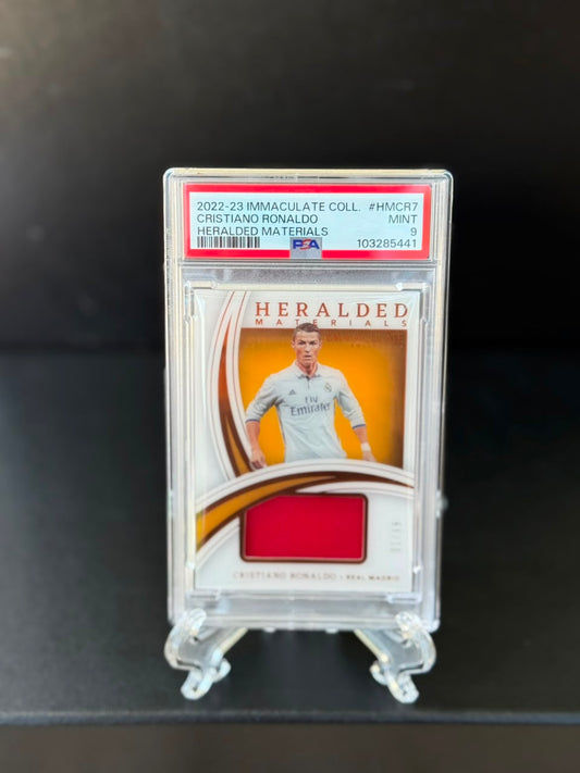 Cristiano Ronaldo 2022-23 Panini Immaculate Collection Heralded Patch /99
