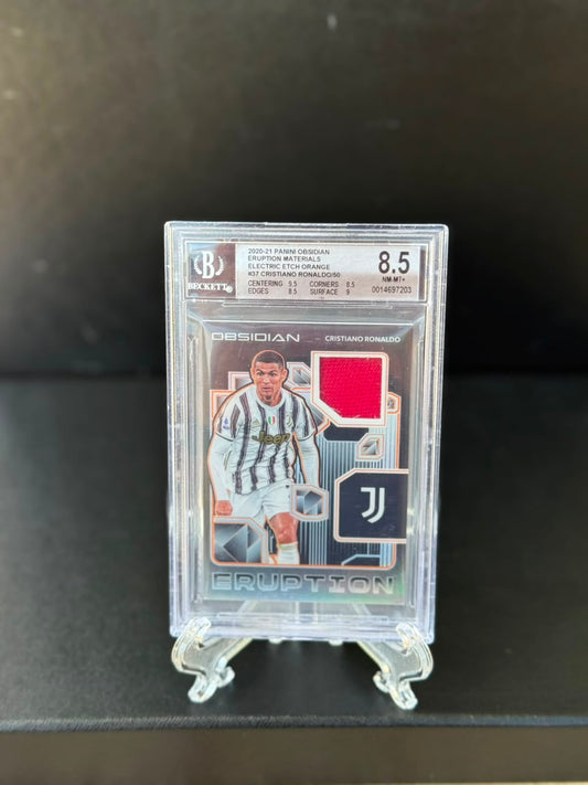 Cristiano Ronaldo 2020 Panini Obsidian Eruption Relics /50