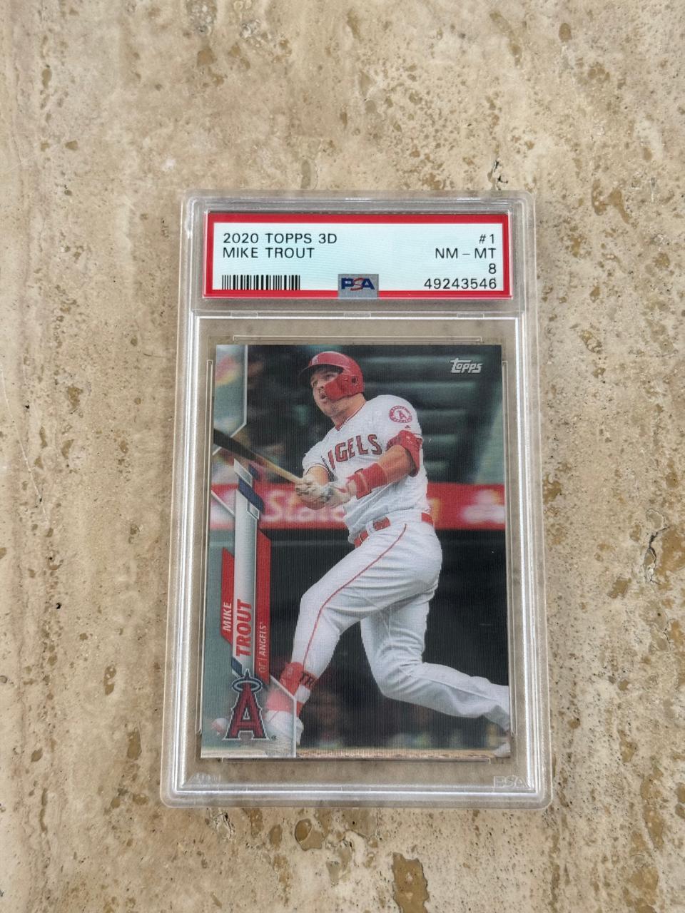 Mike Trout 2020 Topps On-Demand 3D