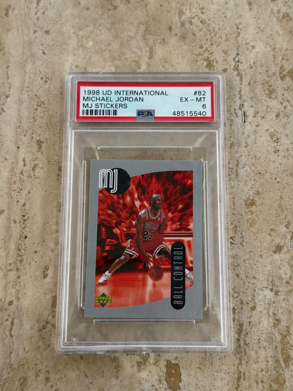 Michael Jordan 1998 Upper Deck International MJ Stickers