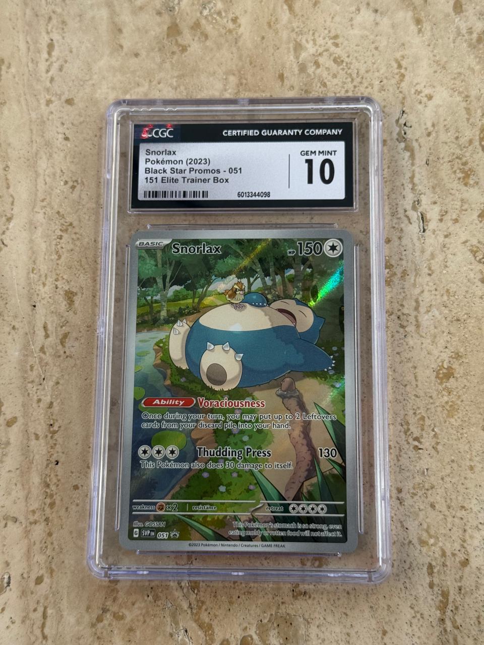Snorlax 2023 Pokemon Scarlet & Violet Black Star Promo Full Art