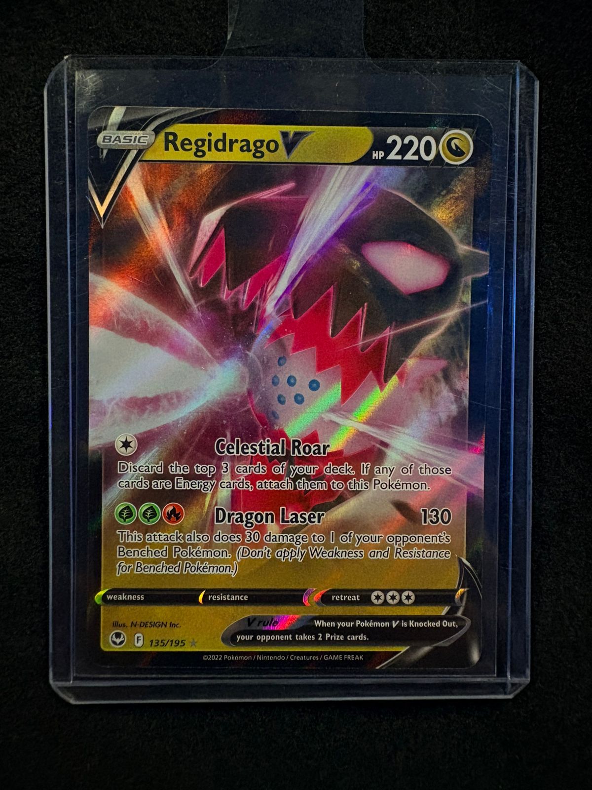 CARTA POKEMON REGIDRAGO V
