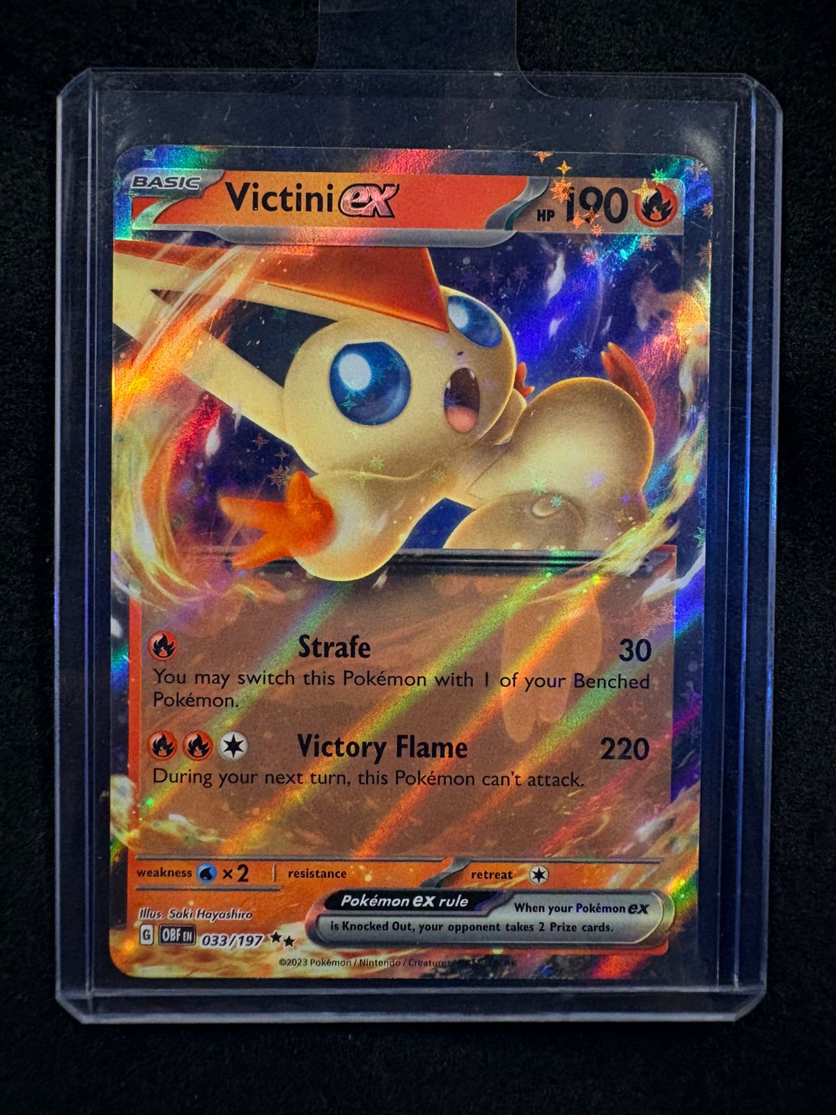 CARTA POKEMON VICTINI EX