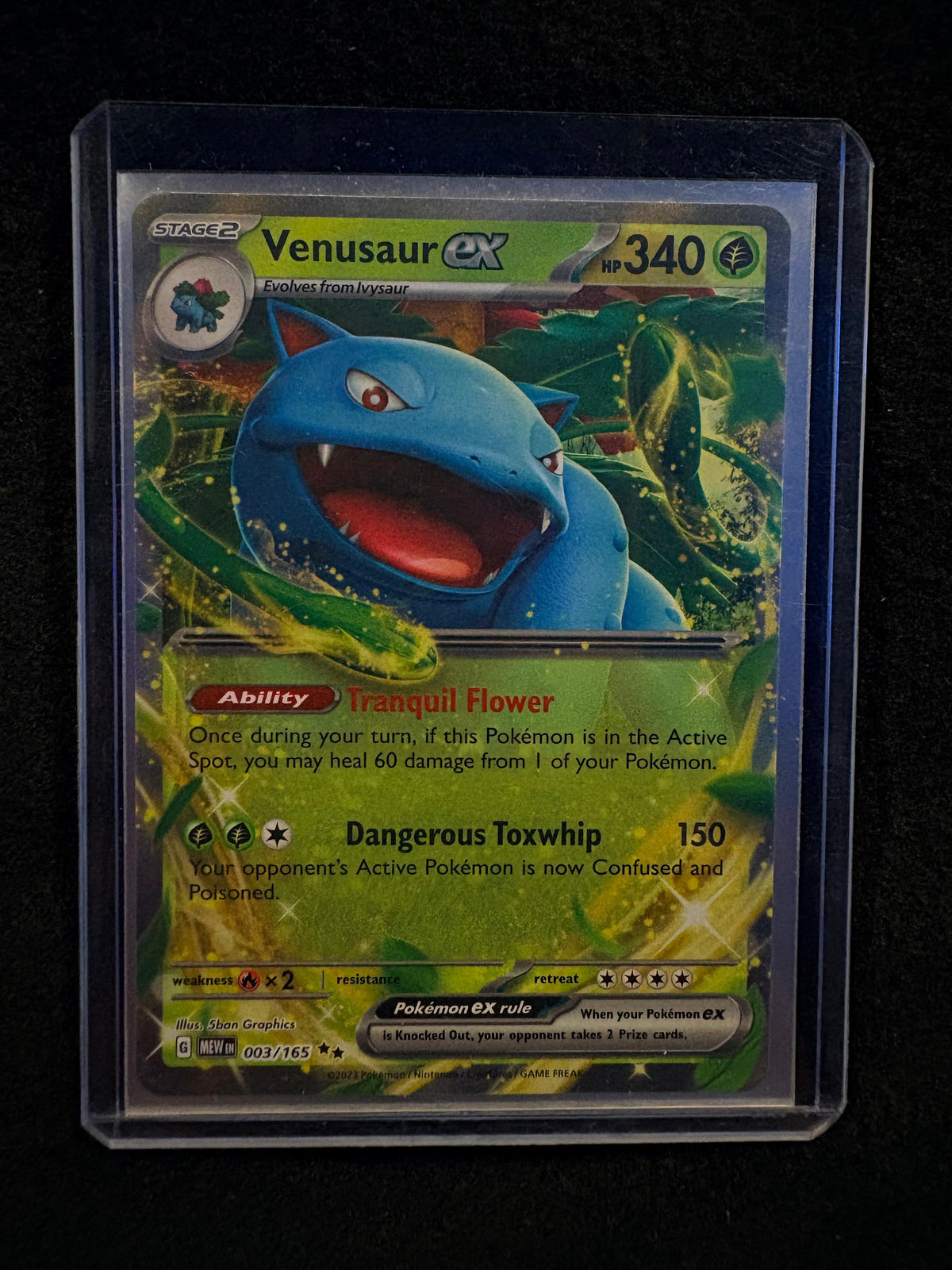 CARTA POKEMON Venusaur ex