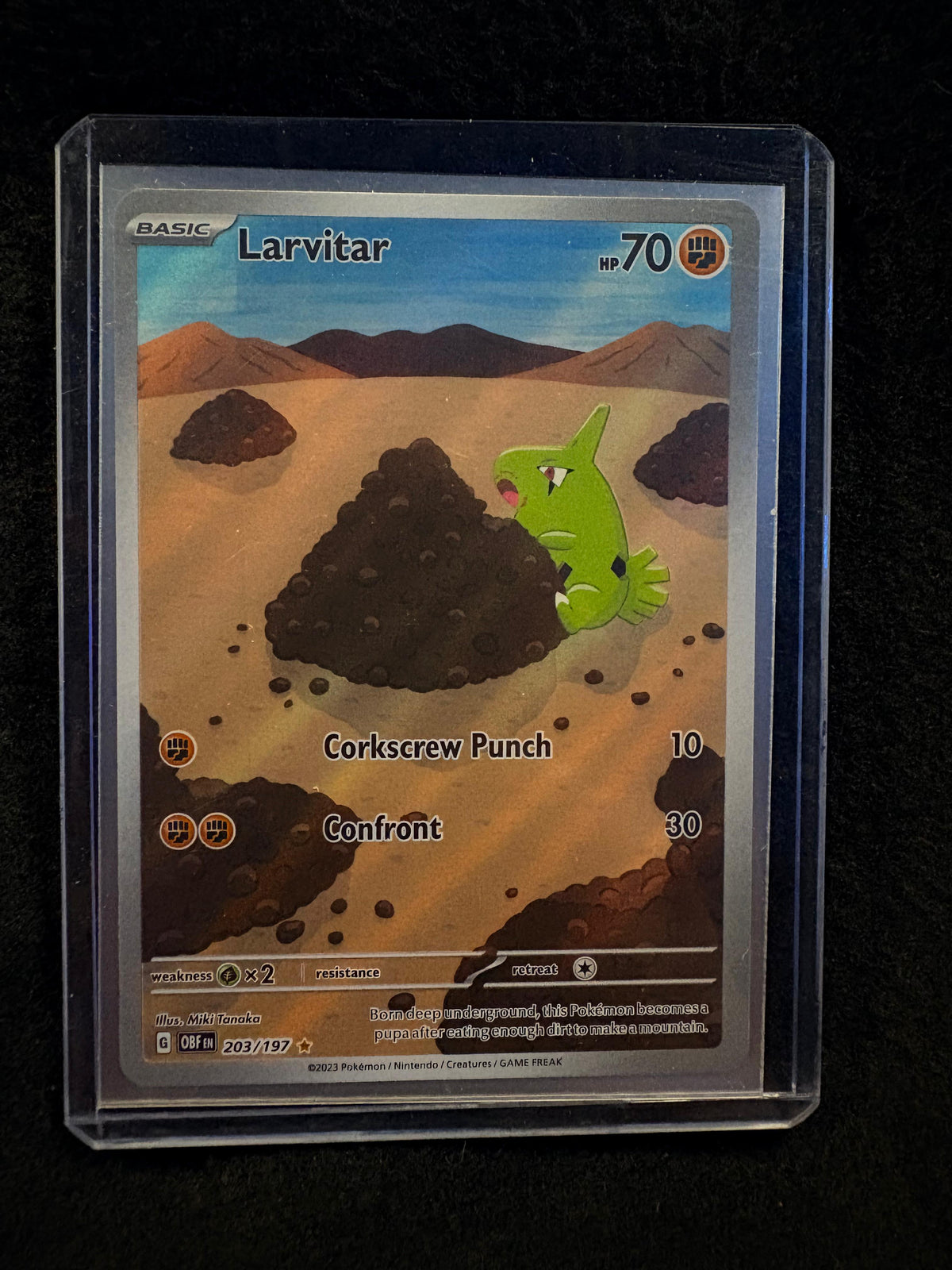 CARTA POKEMON Larvitar