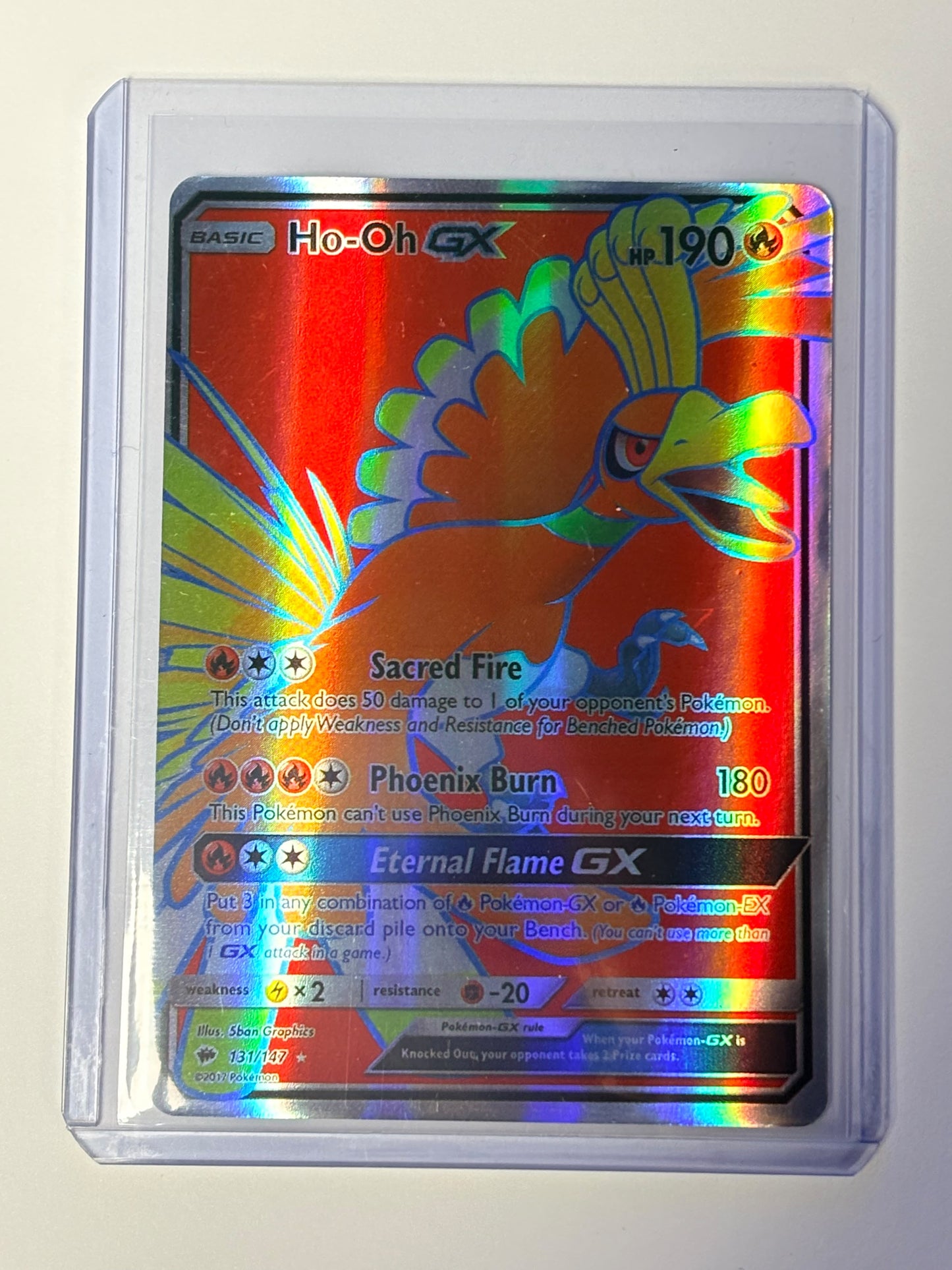 Carta Pokemon Ho-Oh GX 131/147