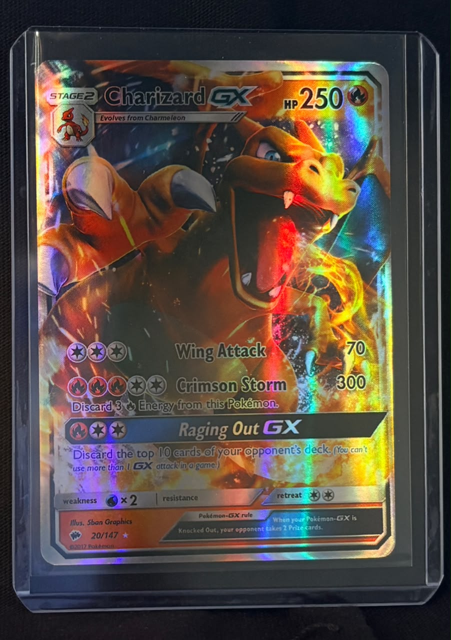 CARTA POKEMON Charizard GX 20/147