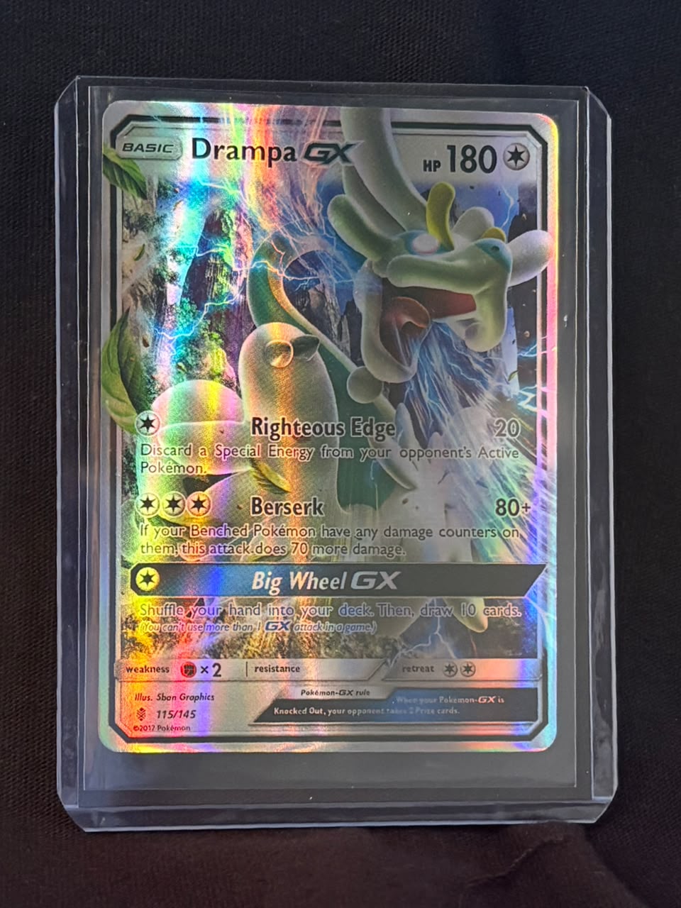 CARTA POKEMON Drampa GX 115/145