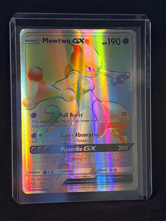 CARTA POKEMON Mewtwo GX 76/73 – Rainbow
