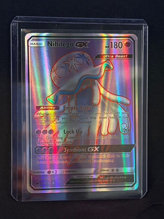 CARTA POKEMON Nihilego GX 103/111 – Full Art