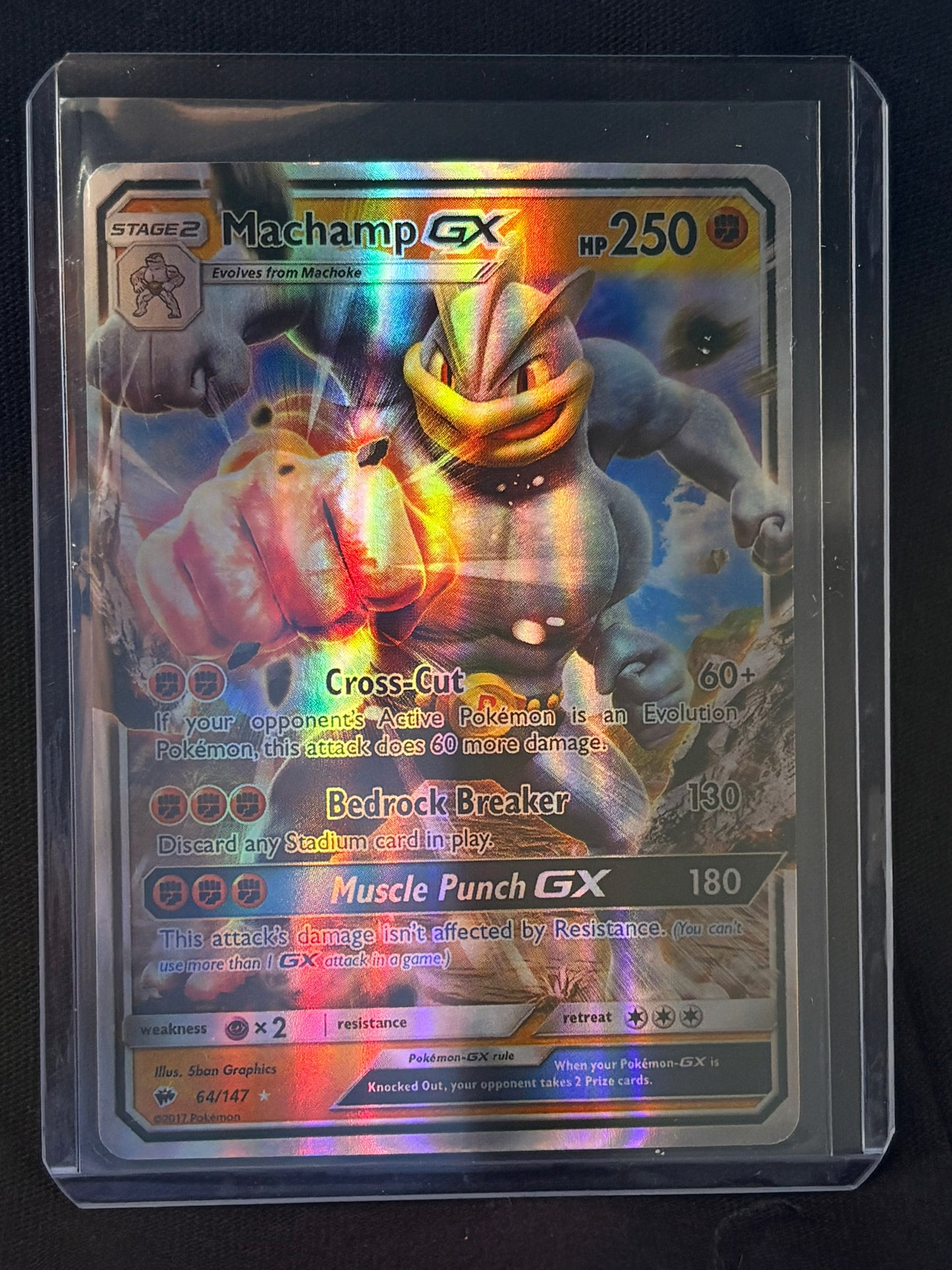 CARTA POKEMON Machamp GX 64/147