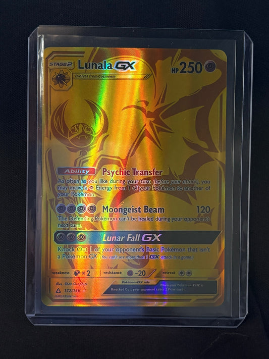 CARTA POKEMON Lunala GX 172/156 – Gold Secret Rare