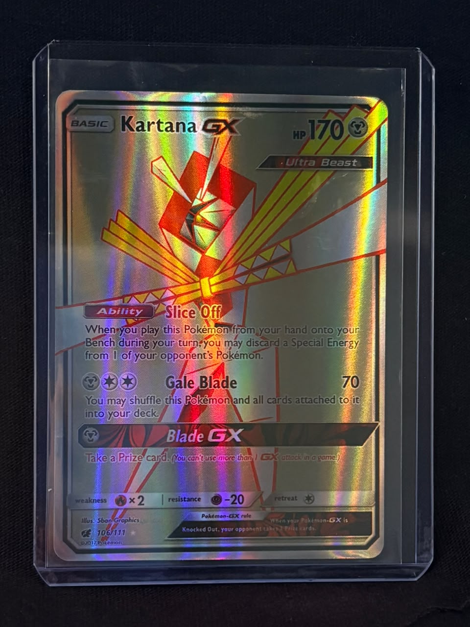 CARTA POKEMON Kartana GX 106/111 – Full Art