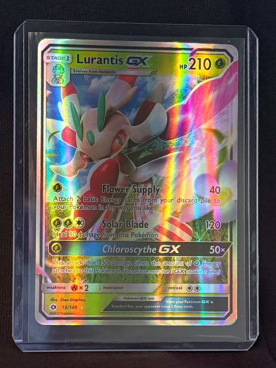 CARTA POKEMON Lurantis GX 15/149