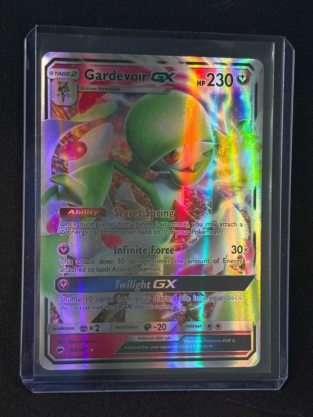 CARTA POKEMON Gardevoir GX 93/147