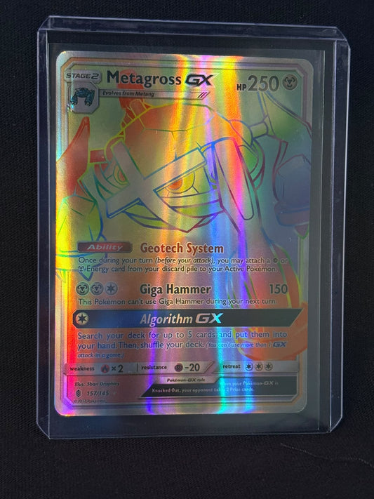 CARTA POKEMON Metagross GX 157/145 – Rainbow