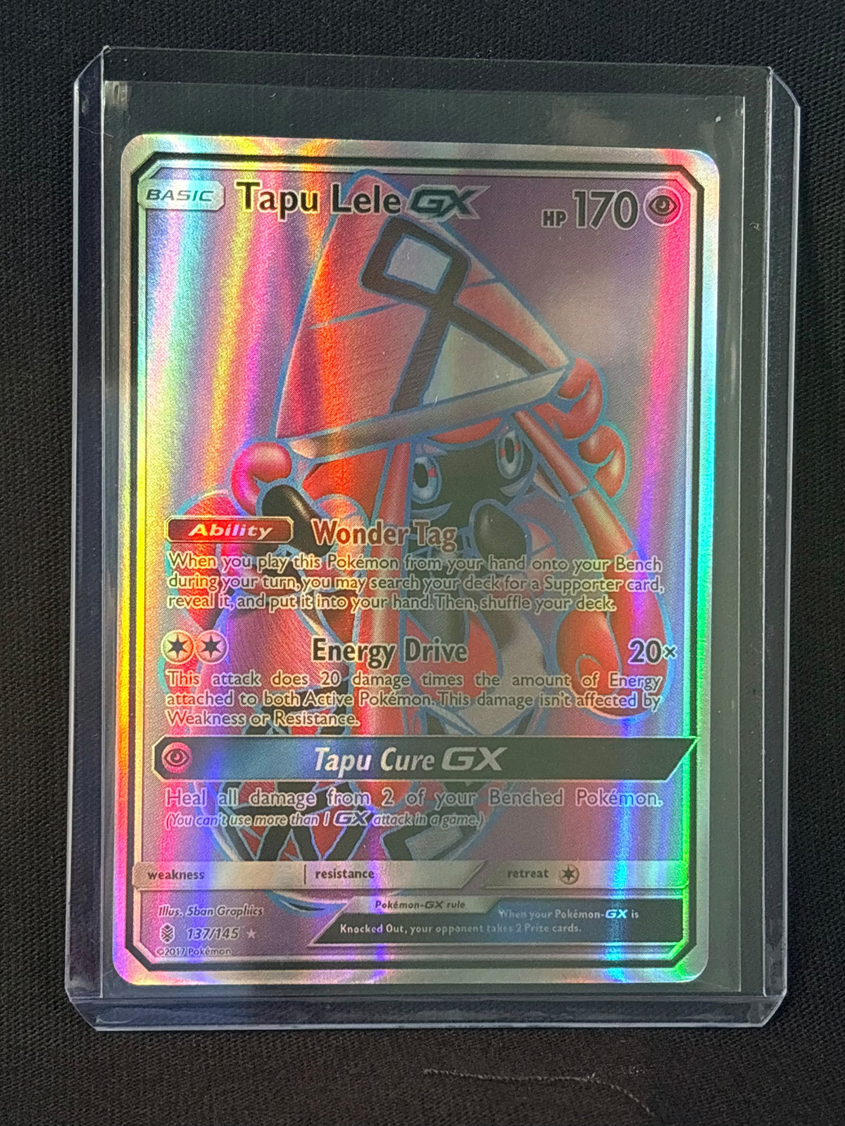 CARTA POKEMON Tapu Lele GX 137/145 – Full Art