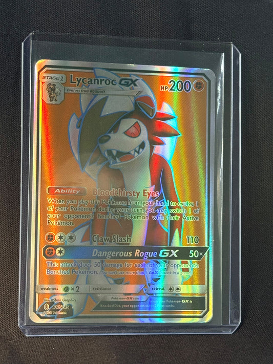 CARTA POKEMON Lycanroc GX 138/145 – Full Art