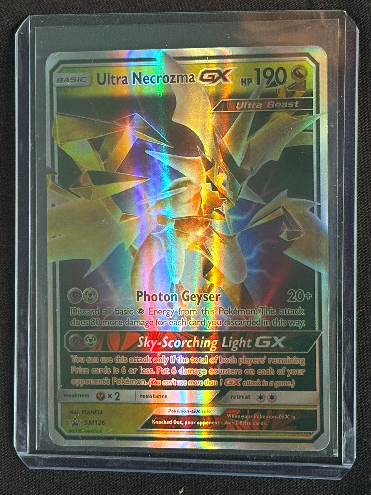 CARTA POKEMON Ultra Necrozma GX SM126 – Promo