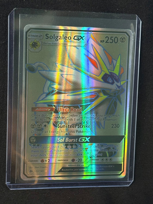 CARTA POKEMON Solgaleo GX 143/149 – Full Art