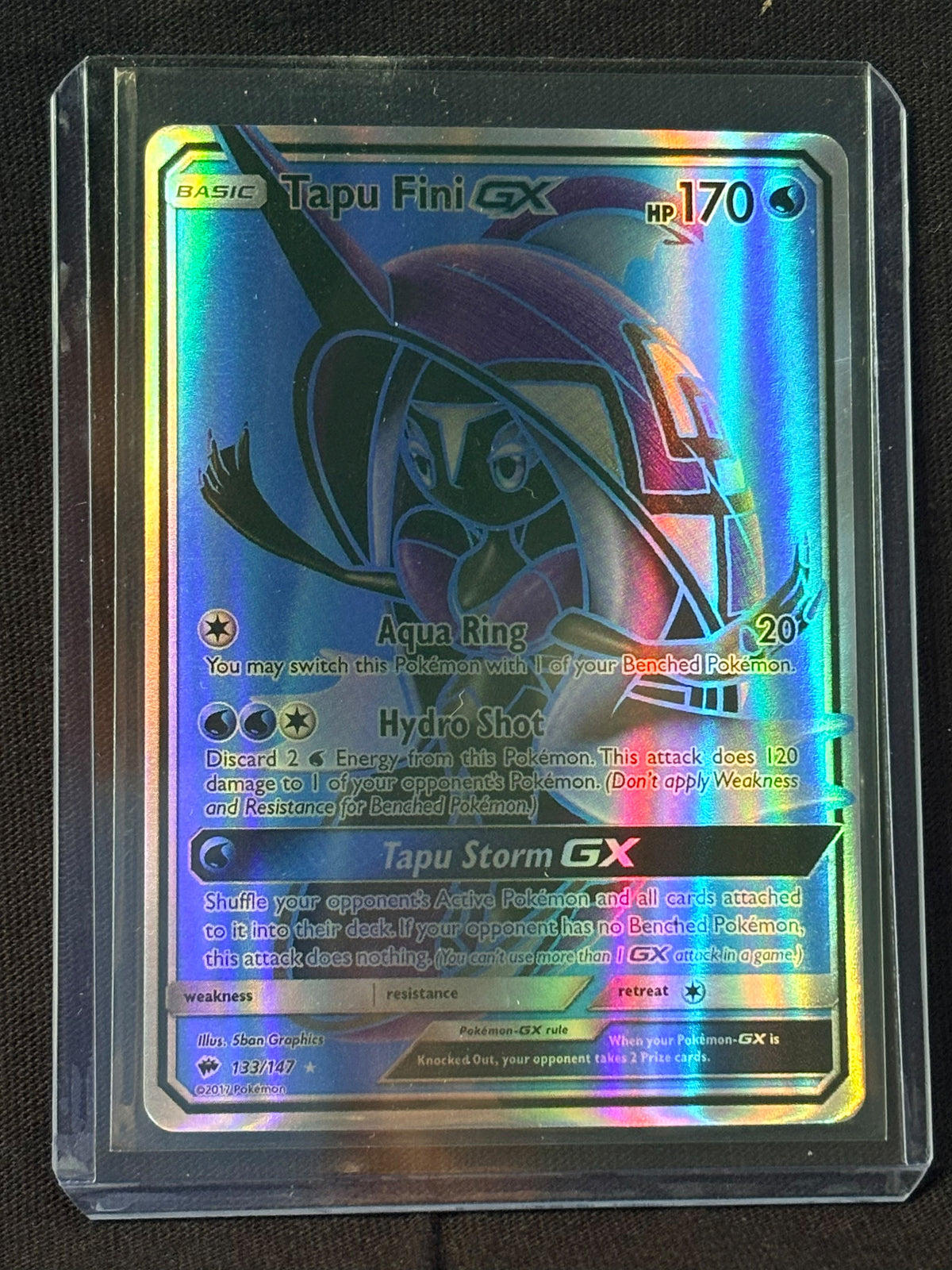 CARTA POKEMON Tapu Fini GX 133/147 – Full Art