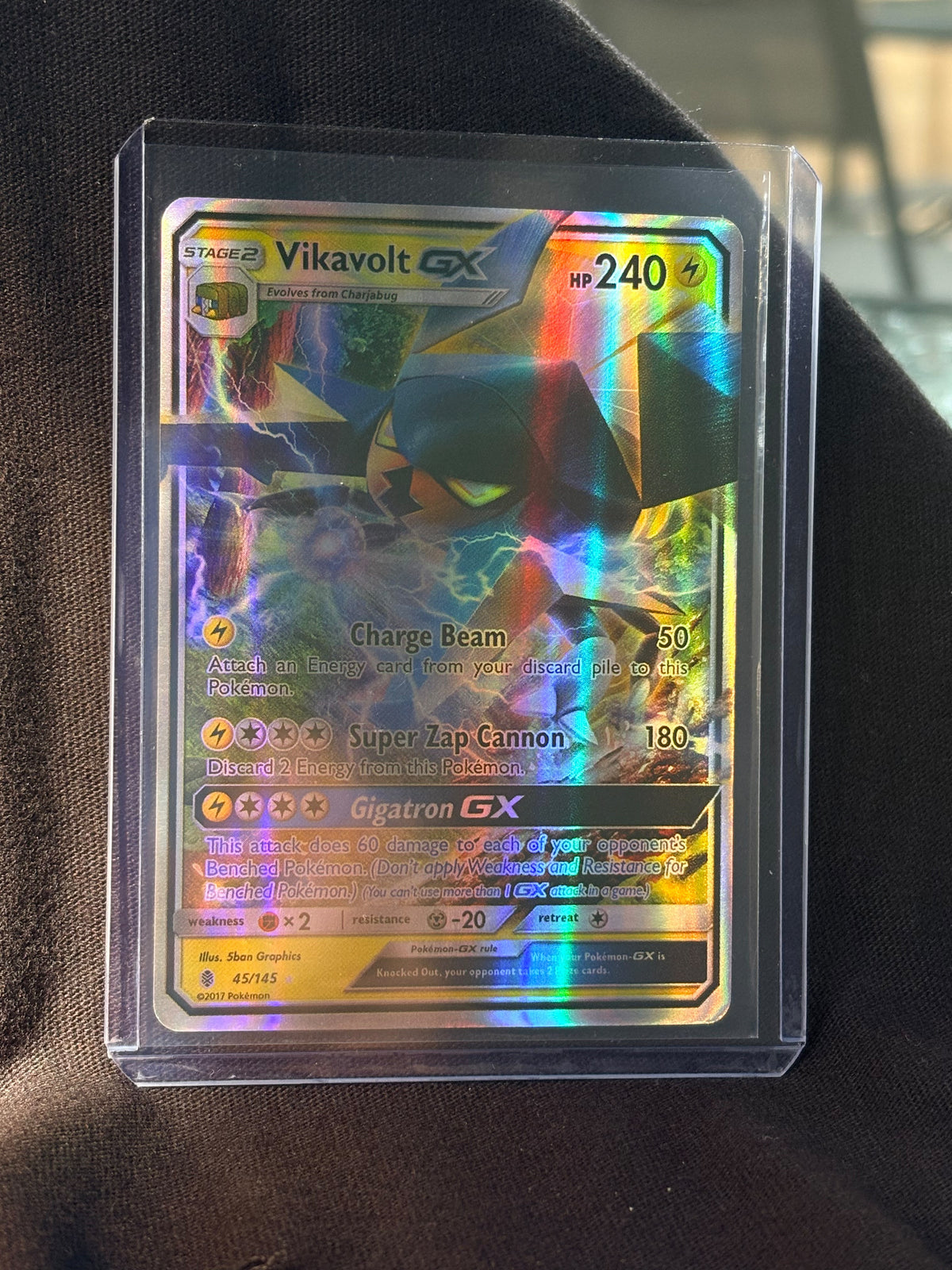 CARTA POKEMON Vikavolt GX 45/145