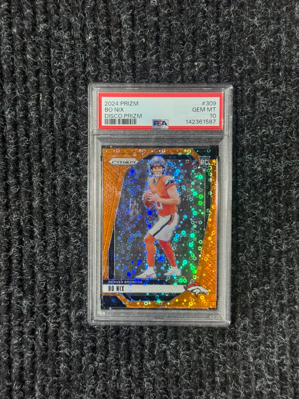 Bo Nix 2024 Panini PRIZM Rookie Card