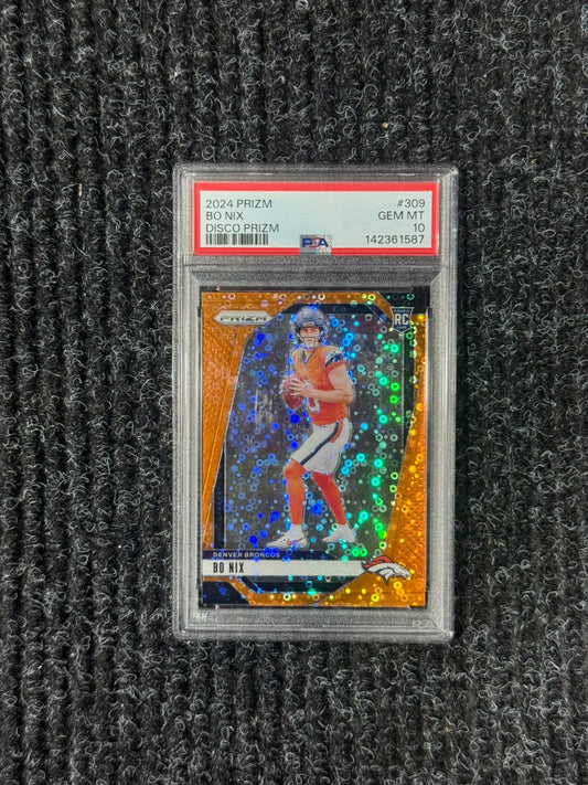 Bo Nix 2024 Panini PRIZM Rookie Card