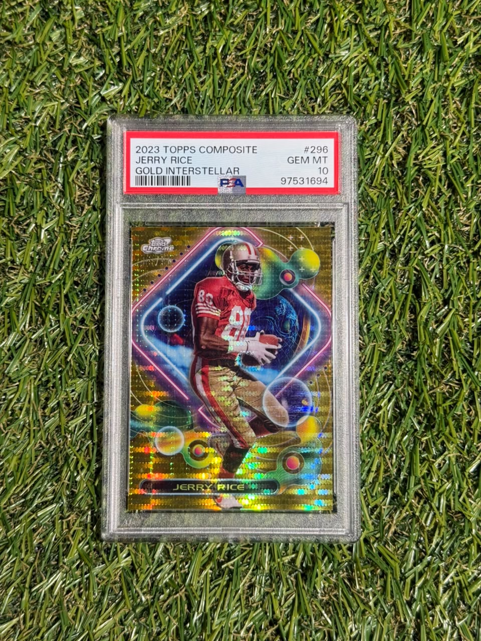 Jerry Rice 2023 Topps Composite Gold Interestellar
