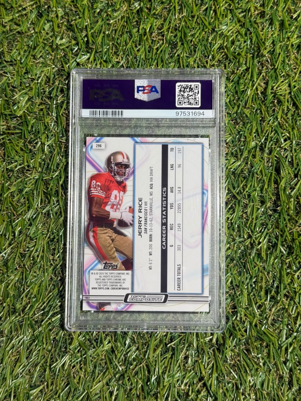 Jerry Rice 2023 Topps Composite Gold Interestellar