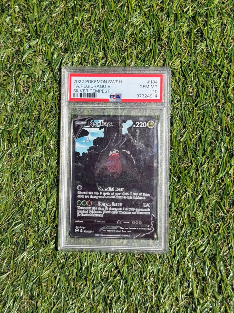 Regidrago V 2022 Pokemon Sword & Shield Silver Tempest Alternate Art