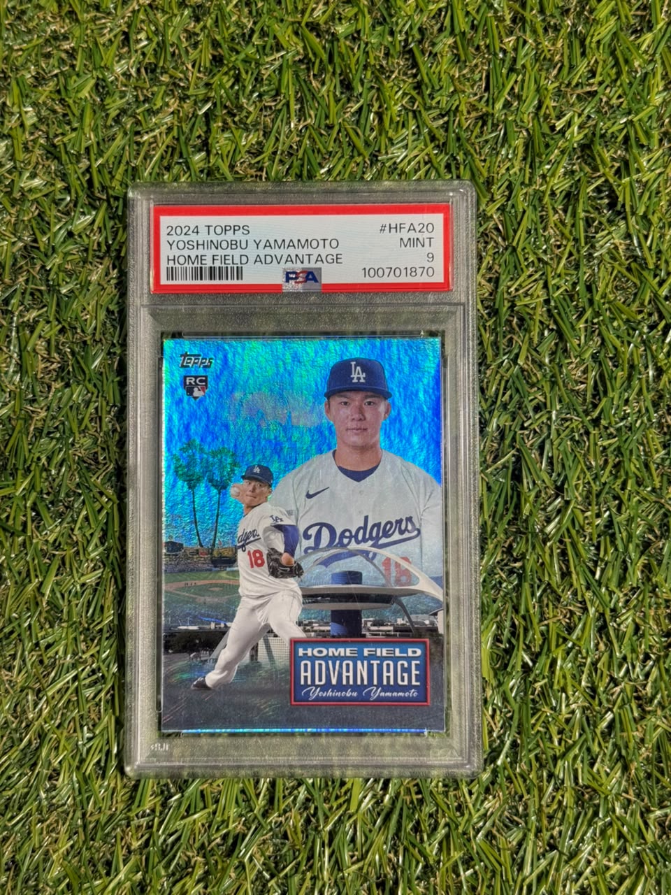 Yoshinobu Yamamoto 2024 Topps Home Field Advantage Rookie Card