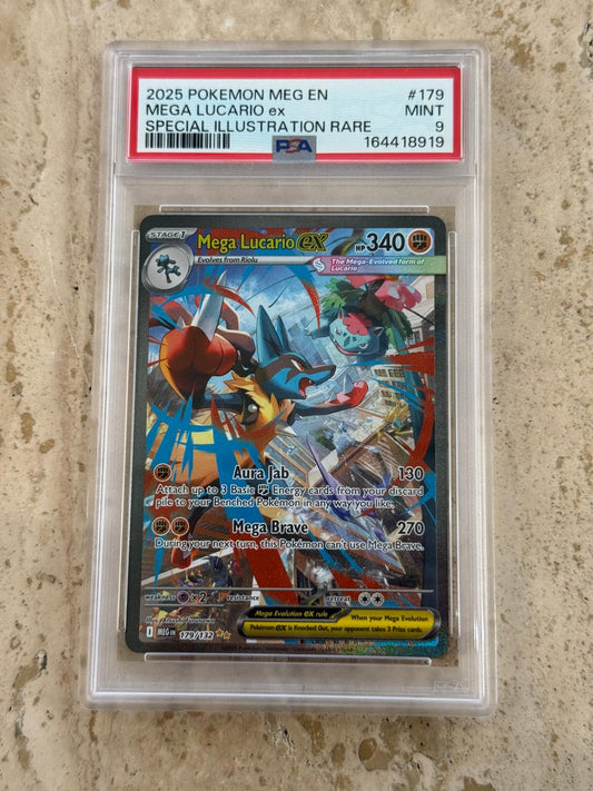 Mega Lucario Ex 2025 Pokemon Mega Evolution Special Illustration Rare