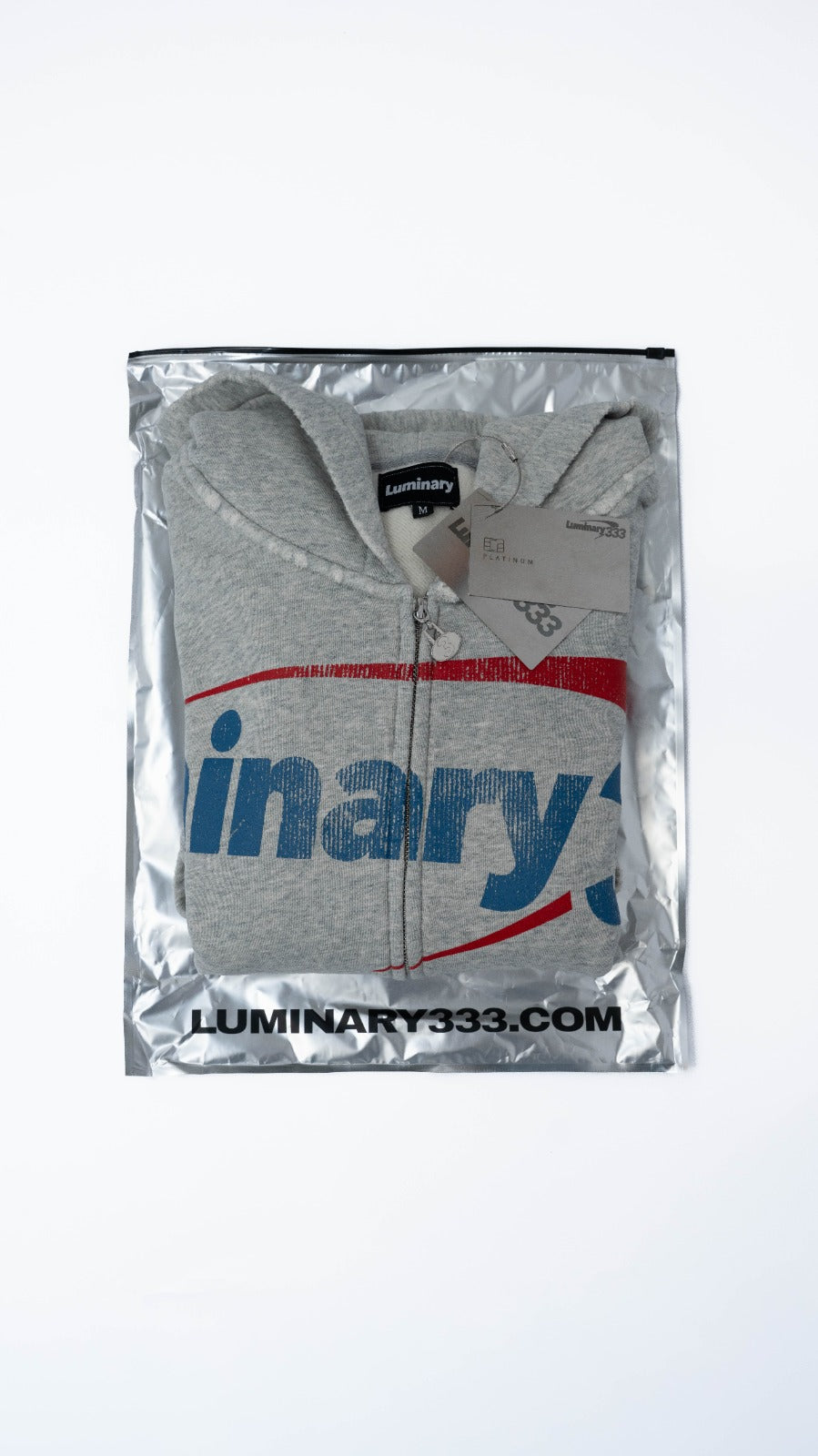 Luminary 333 "Grey First Drop Hoodie"