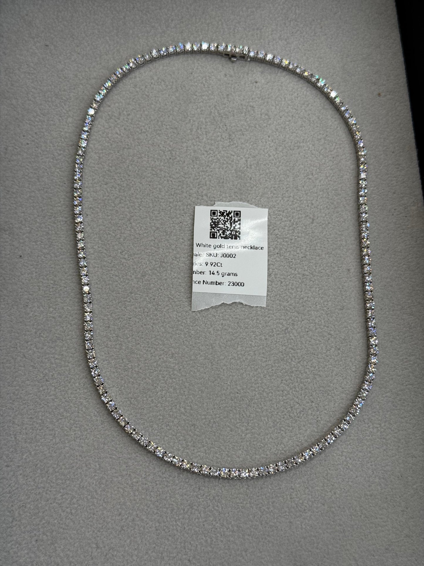 Collar de Diamantes oro 14k