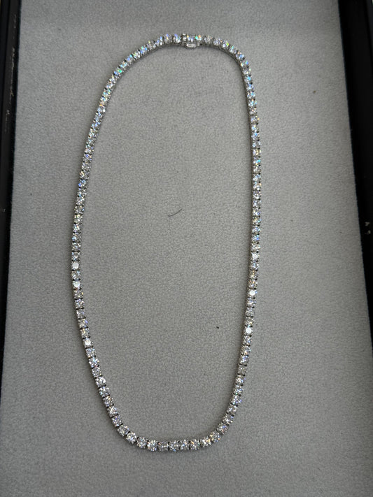 Collar de Diamantes oro 14k