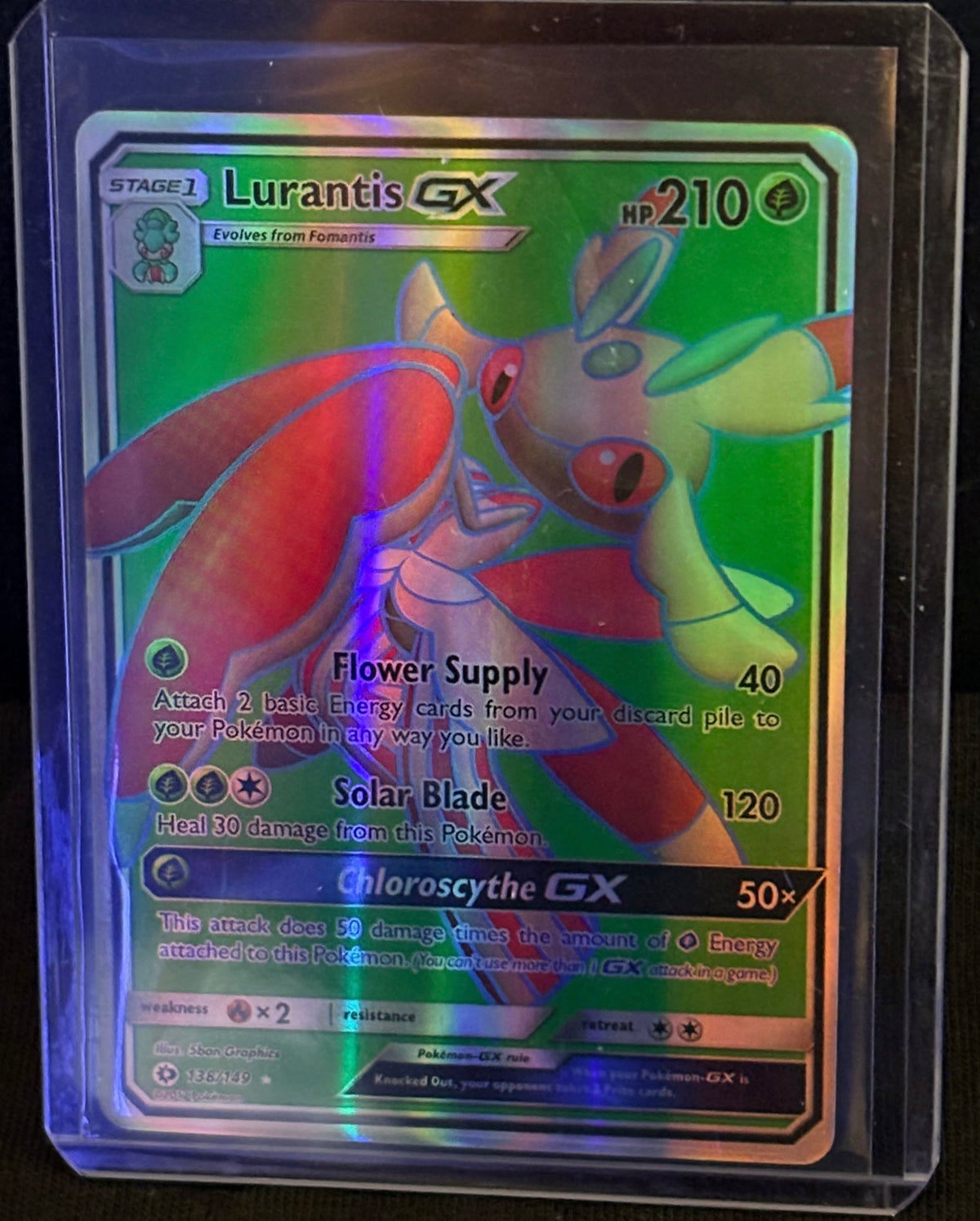 CARTA POKEMON Lurantis GX 138/149 – Full Art