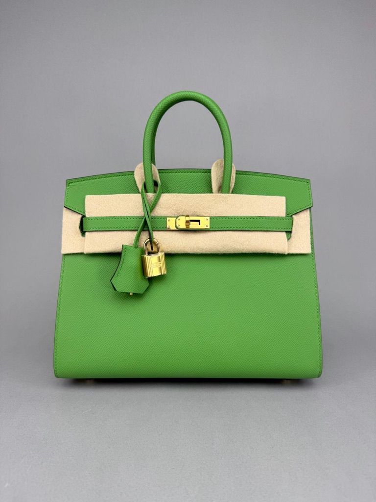 Hermes Birkin 25 Epsom Vert Yucca Gold Hardware