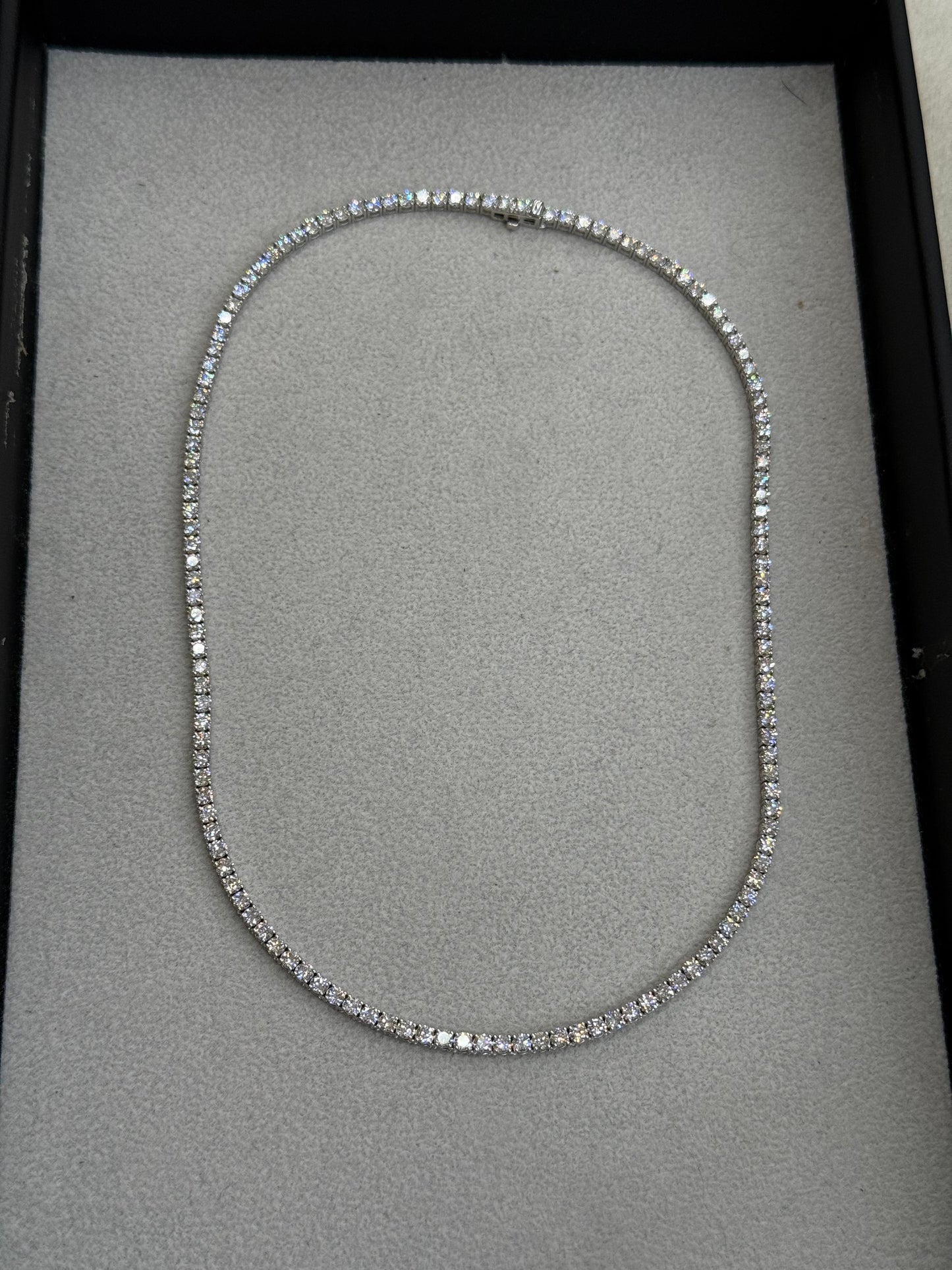 Collar de Diamantes oro 14k