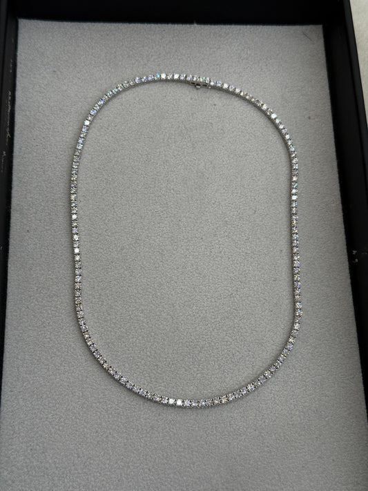 Collar de Diamantes oro 14k