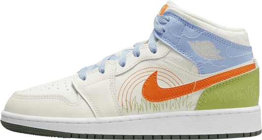 Air Jordan 1 Mid SE Stitch (GS)