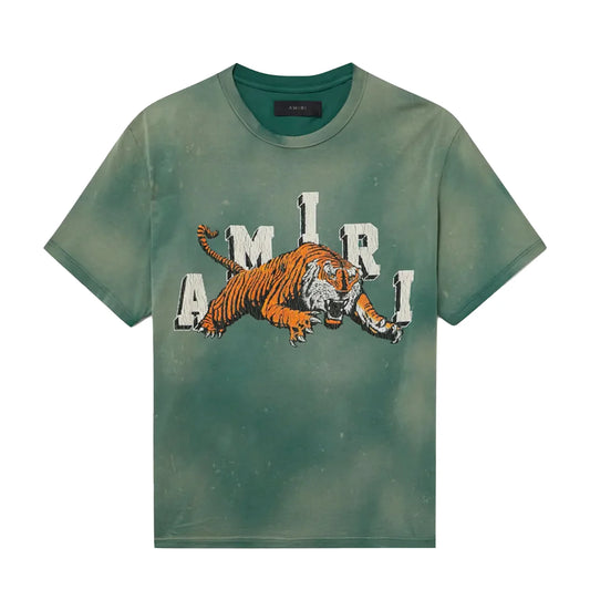 Amiri Vintage Tiger Tee 'Green'