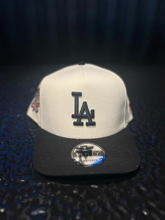 GORRA NEW ERA LA DODGERS 100TH BLACK/WHITE SNAPBACK
