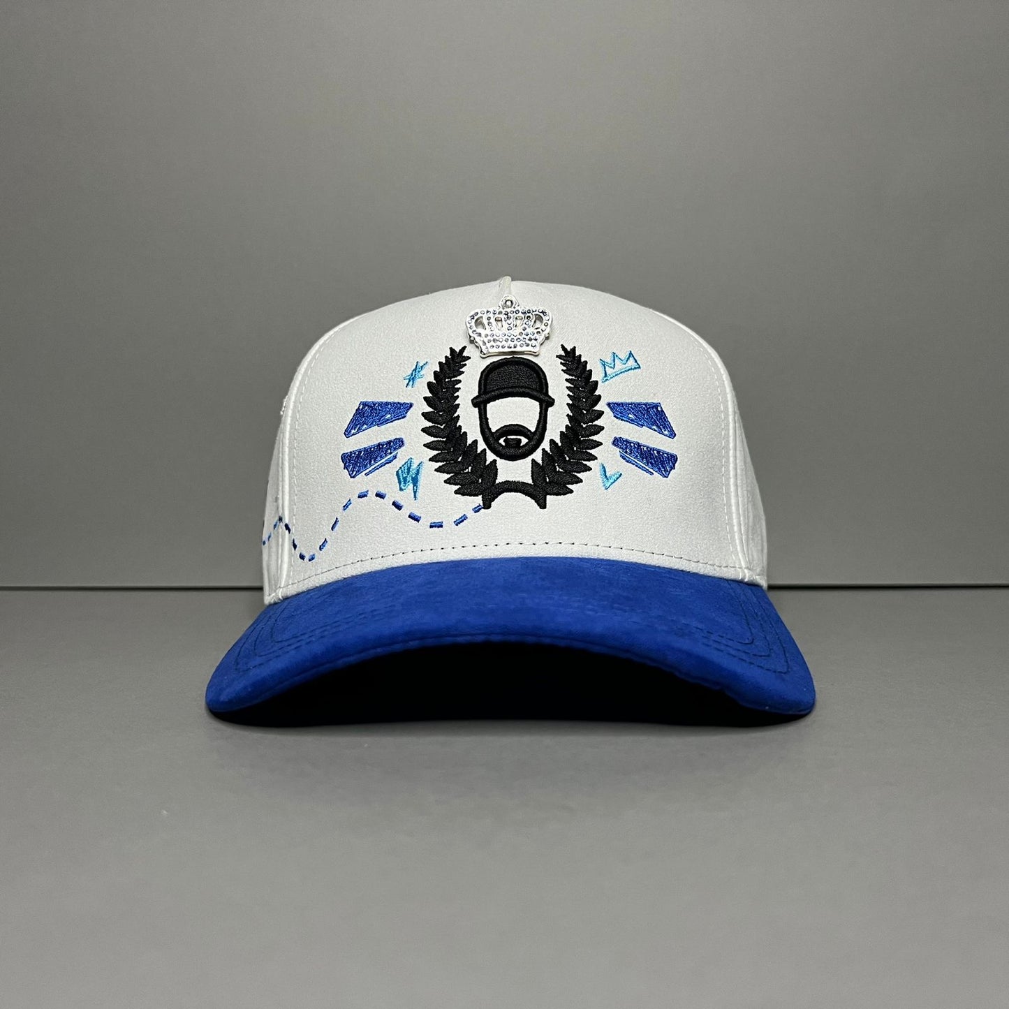 GORRA EL BARBAS "DG" WHITE BLUE