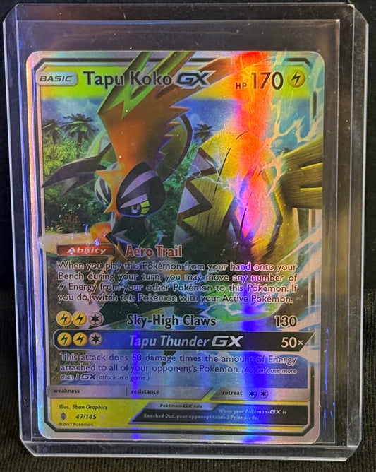 CARTA POKEMON Tapu Koko GX 47/145